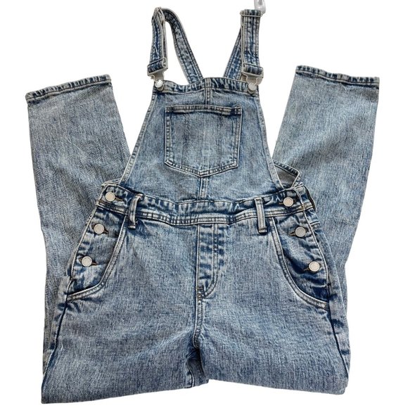 BLANKNYC Denim - BLANKNYC Blue Stonewashed Distressed Denim Overalls Size 24 NWOT